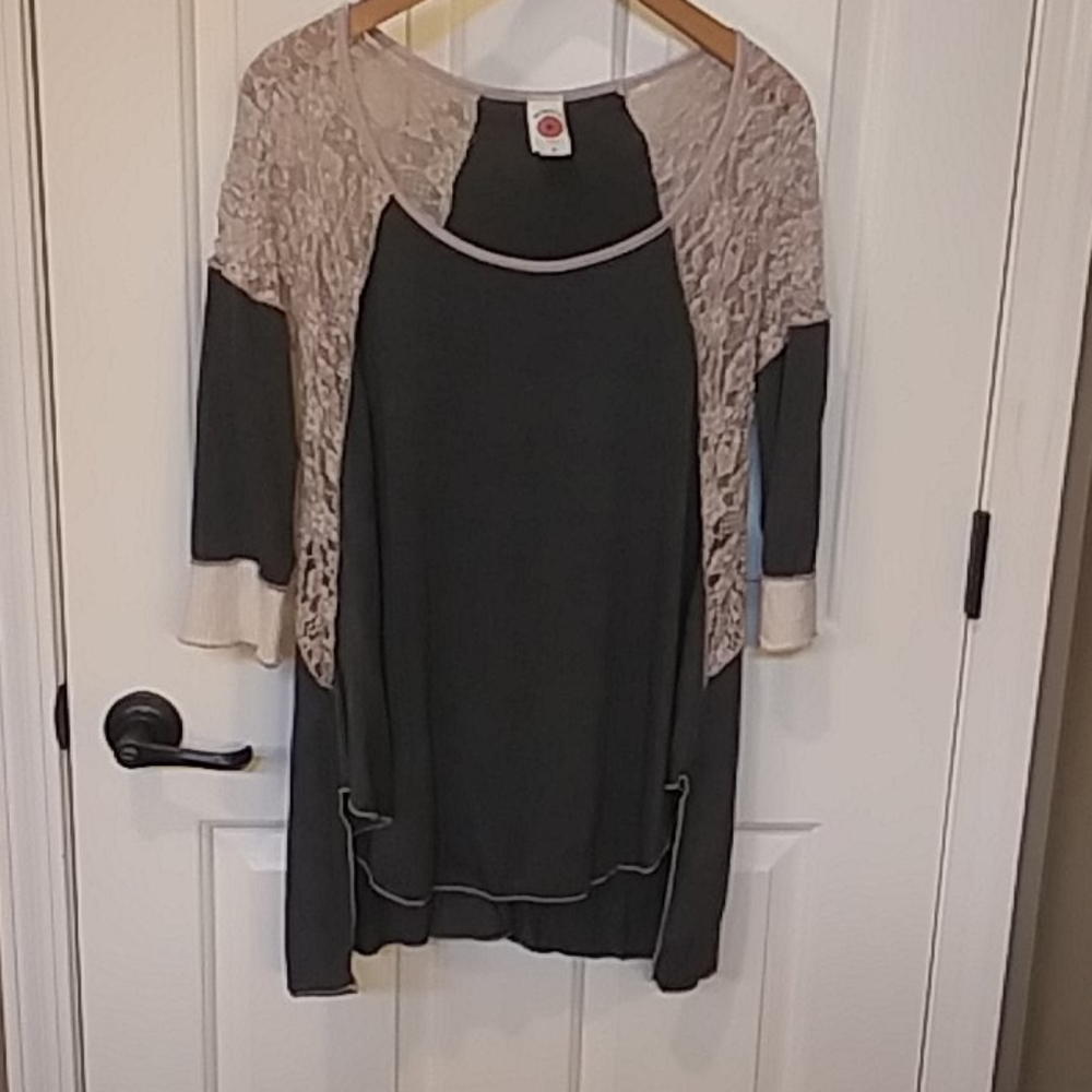 Sundance Jersey Lace Top